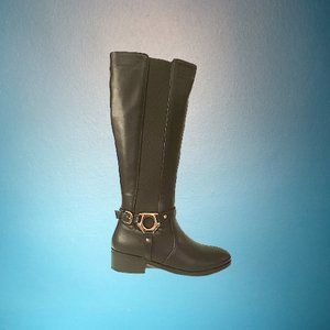 DREAM PAIRS Women's Penny-3 Knee High F4150 BLK👢